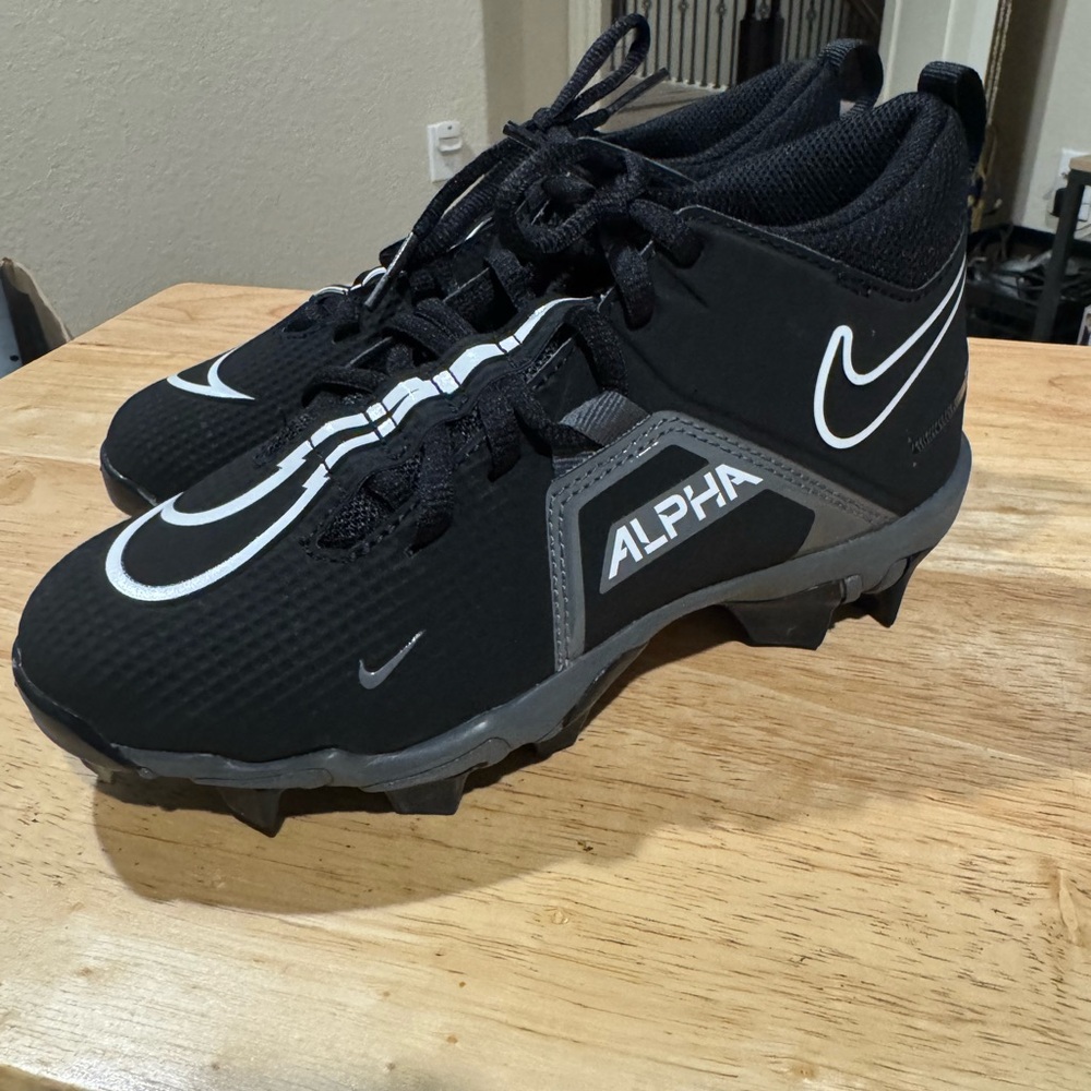 Nike Alpha Black and Gray Cleats